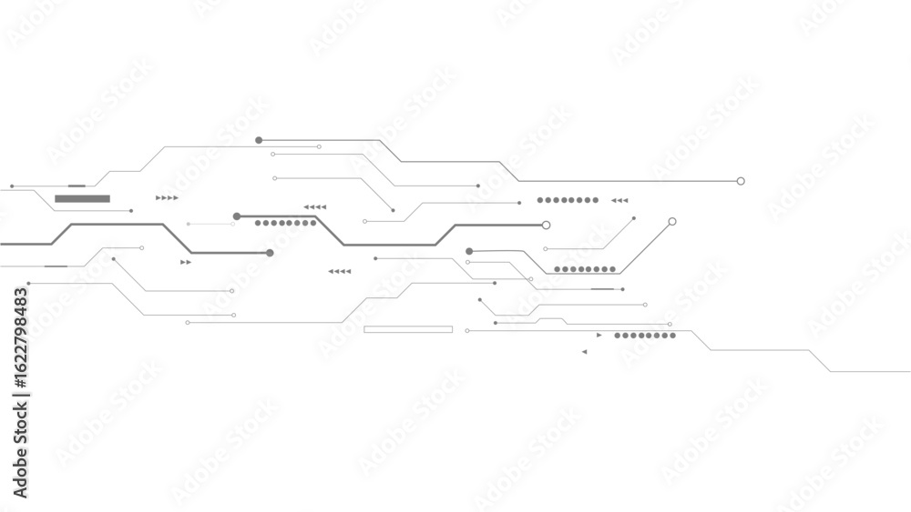 Poster transparent png available abstract background with technology circuit board texture.