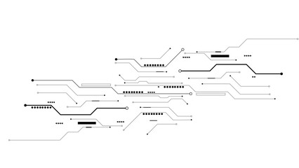 Abstract digital background with technology circuit board texture. Electronic motherboard illustration