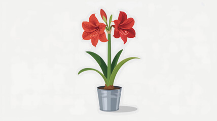 Vertical Floral Trio
