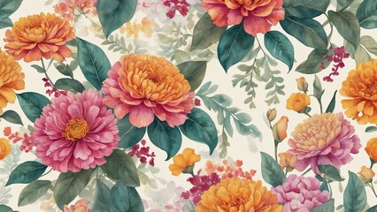 Elegant floral desktop wallpaper HD - premium botanical background