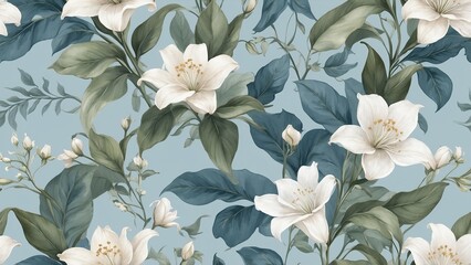 Elegant floral desktop wallpaper HD - premium botanical background