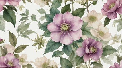 Elegant floral desktop wallpaper HD - premium botanical background