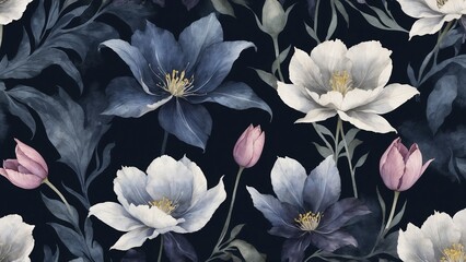 Elegant floral desktop wallpaper HD - premium botanical background