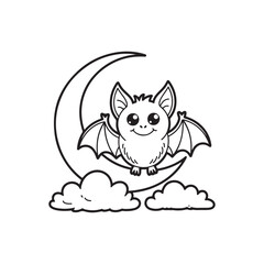 Bold and Easy Cozy Halloween Coloring Pages, Vector Illustration, Black and White, Halloween, Coloring Pages, Bold and Easy Halloween Printable, Halloween holiday, Cozy Halloween Coloring Page,