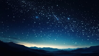 Starry Sky: A Stunning Display Of Astronomic Beauty With Countless Stars In A Clear, Cloudless Night Sky - Perfect Space Wallpaper