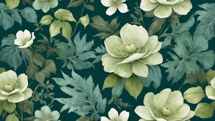Elegant floral desktop wallpaper HD - premium botanical background
