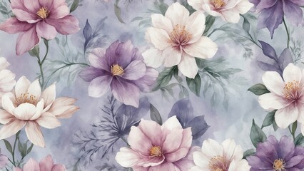 Elegant floral desktop wallpaper HD - premium botanical background