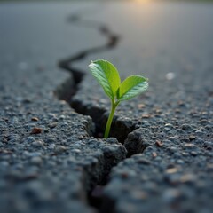 Visual metaphor for inner strength and surviving hard times