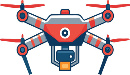 Modern drone technology graphic design for aviation and technology