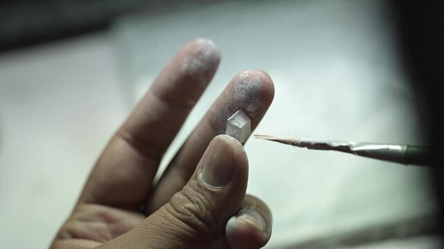 Diamond Manufecturing and polishing work video 