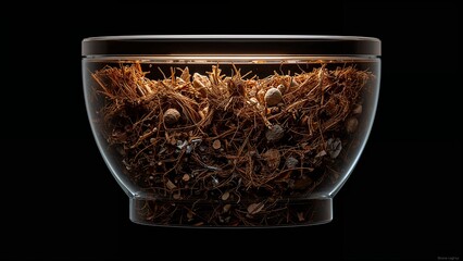 Thoughtful Senior Man with Gray Hair and Deep Expression in Warm Light
