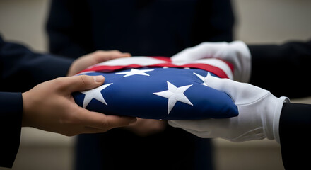 American Flag Folding Ceremony Respect Honor Tradition