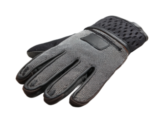 Durable work gloves for construction industrial use comfortable fit isolated on transparent background, png