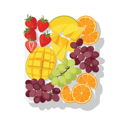 Colorful Fruit Board