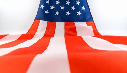 american flag on the wind