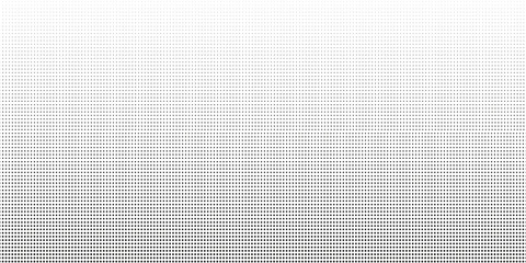 Set of halftone dots gradient pattern texture isolated on white background