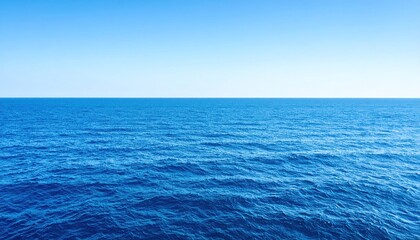 Obraz premium Vast blue ocean and sky