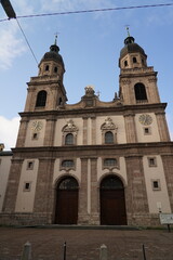 The city of Innsbruck, the capital of Tyrol (Austria)