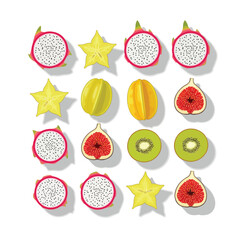  Exotic Fruit Grid