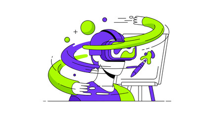 Immersive Virtual Reality Experiences for Engaging Digital Art Creation, Engaging