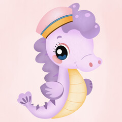 Underwater Fun with Cute Seahorses