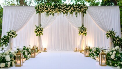 Entrance stage of bride