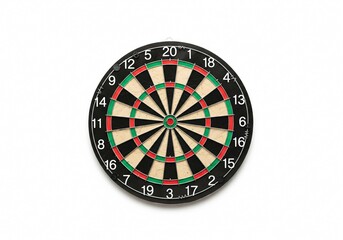 Obraz premium Dartboard on white background isolated