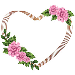 heart of flowers
