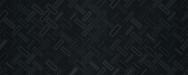 Dark abstract geometrical background. Black abstract wallpaper