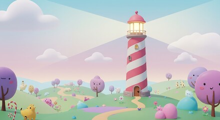 vector illustration of an abstract background with clouds