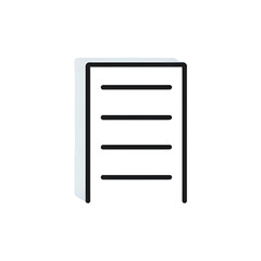 Sleek Minimalist Data Server Icon:  Perfect for Tech Websites and Applications