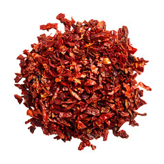 Fototapeta premium Vibrant Spicy Red Cayenne Pepper Isolated for Professional Design Use