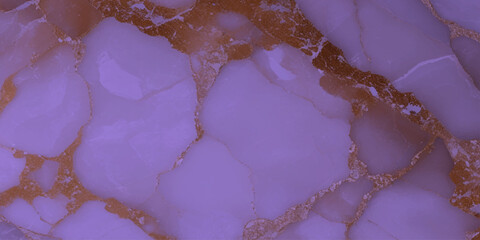 Luxury abstract purple marble texture with purple gold liquid painting alcohol ink technique background.