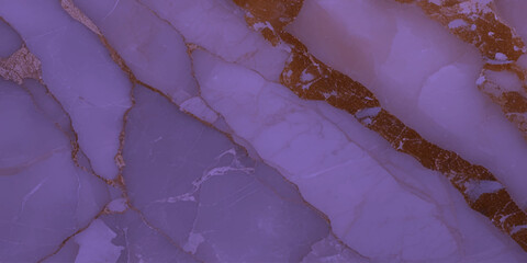 Luxury abstract purple marble texture with purple gold liquid painting alcohol ink technique background.
