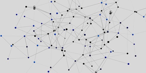 Stock photo of an abstract network visualization.  Perfect for technology, connection, and...