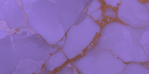 Luxury abstract purple marble texture with purple gold liquid painting alcohol ink technique background.