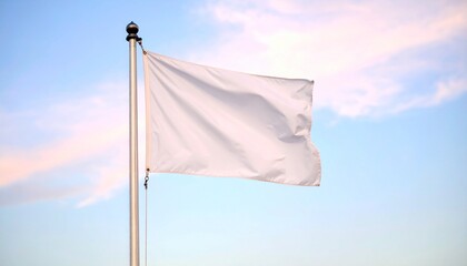 flag wave on wind 