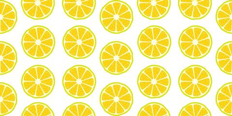 A bold and contemporary citrus vector design that combines the zesty charm of lemons with a playful pop art style, creating a uniquely vibrant and energetic pattern.