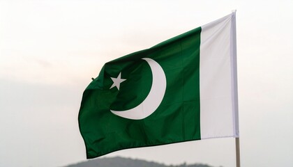 flag of pakistan waving in the wind