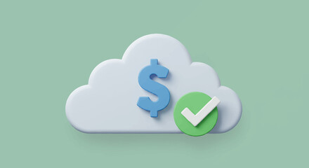 Secure cloud-based financial transaction confirmed.