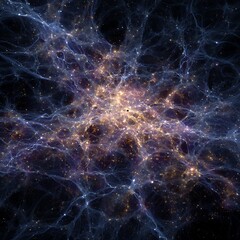 abstract blue background with bubbles