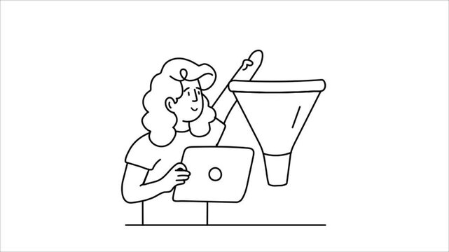 Sales Funnel Animation MP4 file