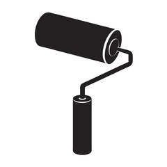 roller brush vector illustration