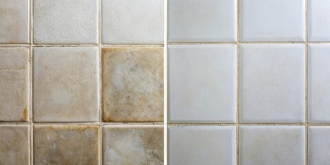 Before and After Tile Cleaning A Dramatic Transformation of Stained Ceramic Surface