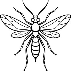 Forest Midge art vector