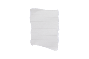 blank lined paper notebook paper with torn edges isolated on transparent background,note paper message office business tag sign