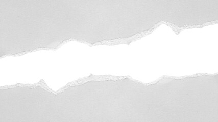 Obraz premium torn or ripped white paper isolated on transparent png background,realistic torn paper edges,Torn Paper effect mockup