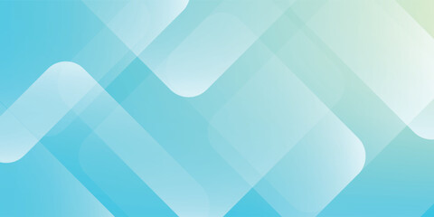 Minimal abstract background. Banner design with blue and green color gradation. Colorful and creative design.