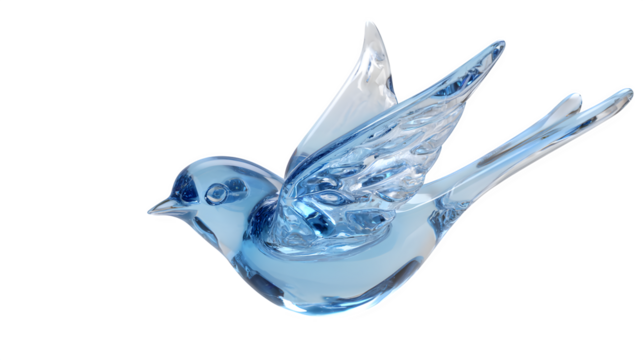 blue water drop sparrow