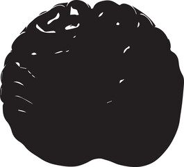 Silhouettes of two overlapping heads, one with a tangled scribble and the other with a smooth spiral, symbolizing mental health, thoughts, and mindfulness